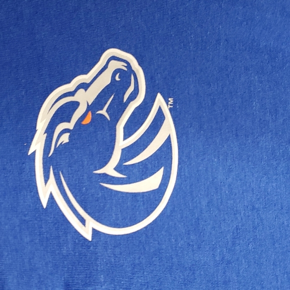 Nike BSU Boise State University Long Sleeve T-Shirt Slim Fit NWOT sz S 💥 - Picture 6 of 6